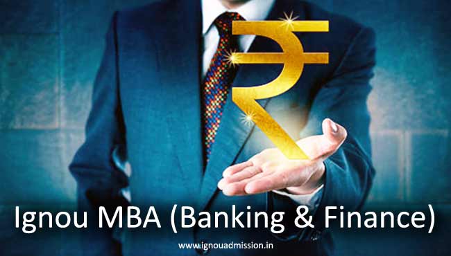 Ignou MBA Banking & Finance