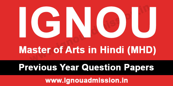 IGNOU MA Hindi Question Paper