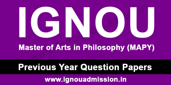 IGNOU MA Philosophy Question Paper