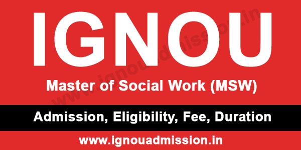 IGNOU MSW Question Papers