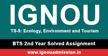 IGNOU TS 5 Solved Assignment