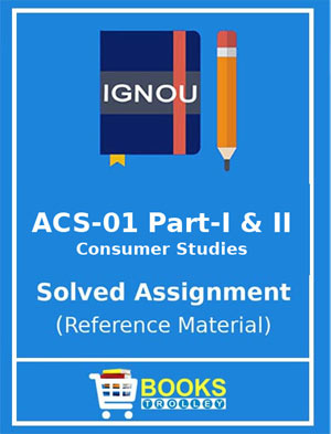 acs 1 ignou solved assignment