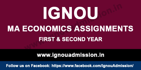 ignou assignment economics