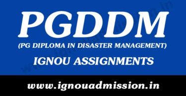 IGNOU PGDDM Assignment