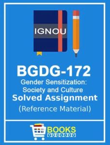 BGDG 172 Solved Assignment