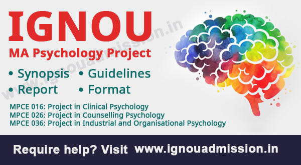 content of research report in psychology ignou