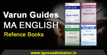Varun Guides for MEG - IGNOU MA English Books
