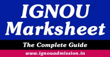 IGNOU Marksheet Dispatch Status online