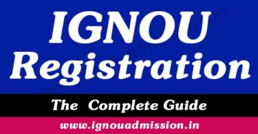 IGNOU Registration