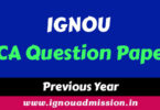 IGNOU BCA Question Papers of Previous Years