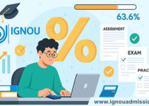 IGNOU Percentage calculation with practical marks