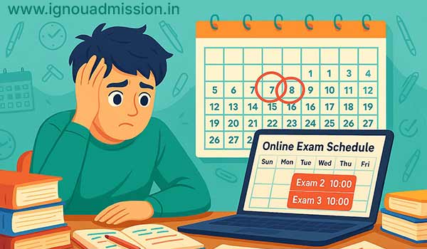 IGNOU Date Sheet December 2025: What if two exams fall on same day?